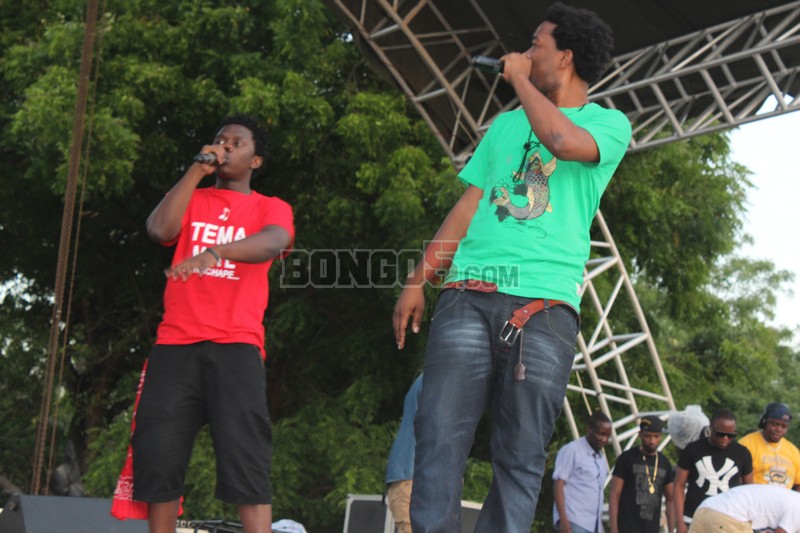 Madee akifanya yake fiesta Dar.