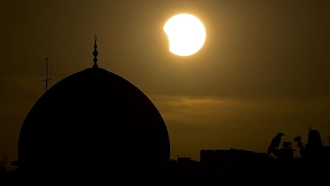 ISRAEL SOLAR ECLIPSE