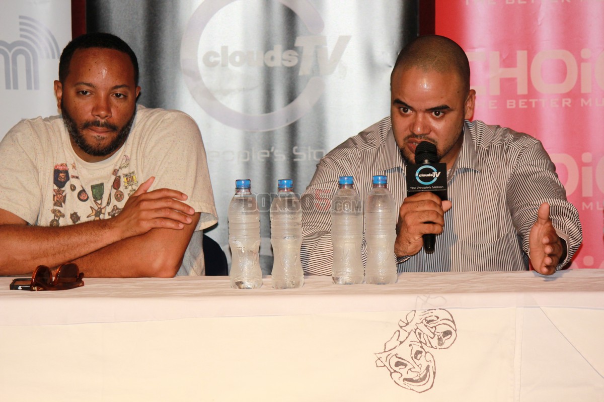 P.Funk Majani akiwa na meneja wa T.I , Jason Gete katika semina ya fursa