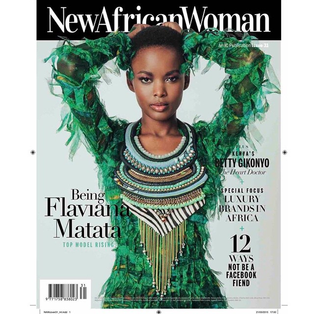 Flaviana Matata akava jarida la New African Woman