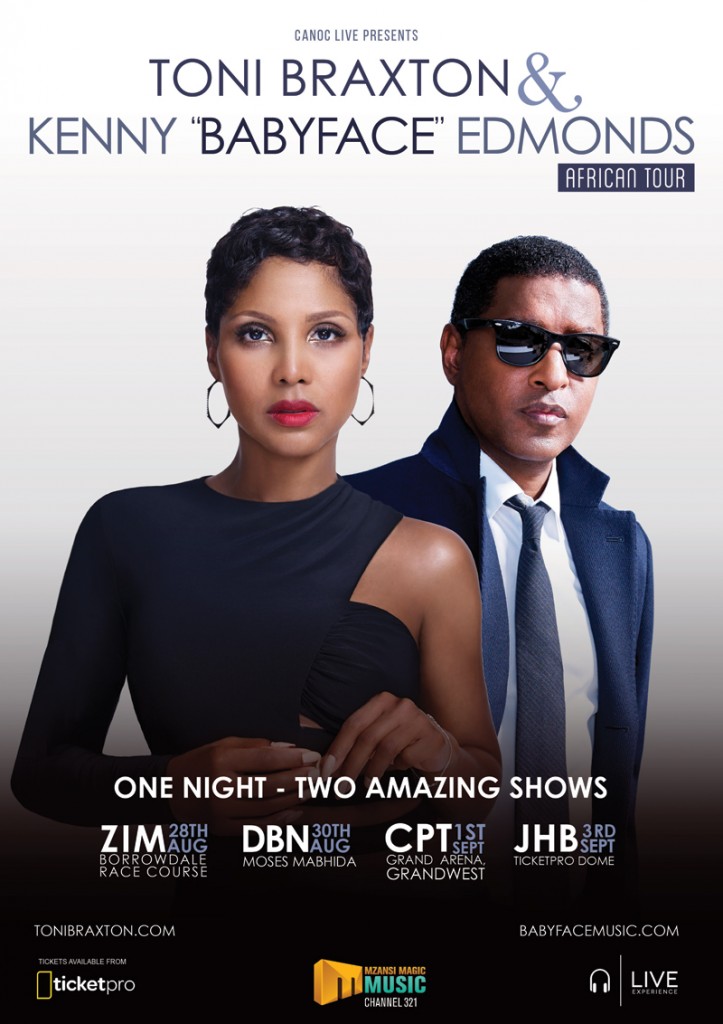 Toni Braxton and Babyface to perform in Africa